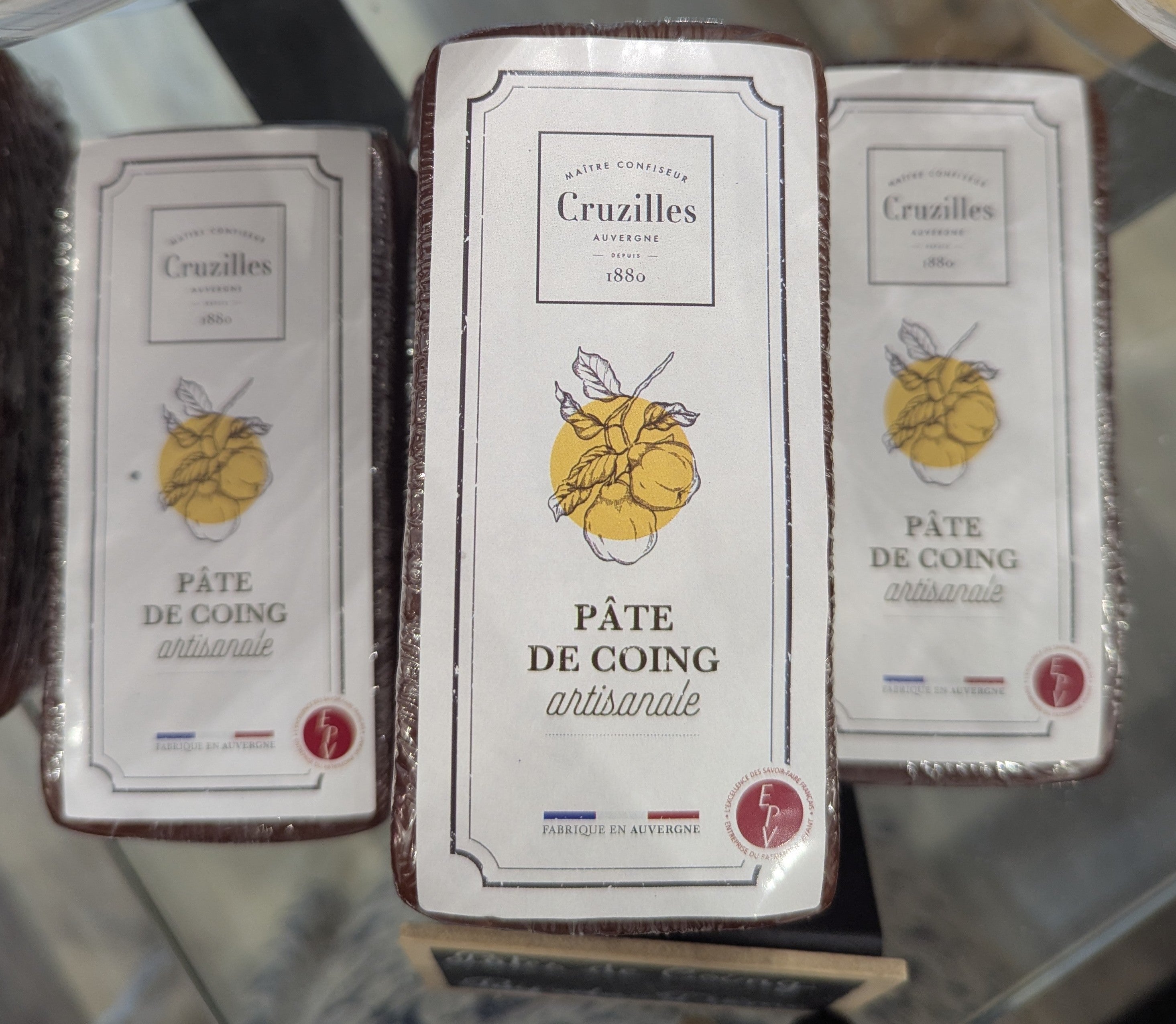 Pâtes de coing artisanale de la Maison Cruzilles - Le Bonbon au Palais