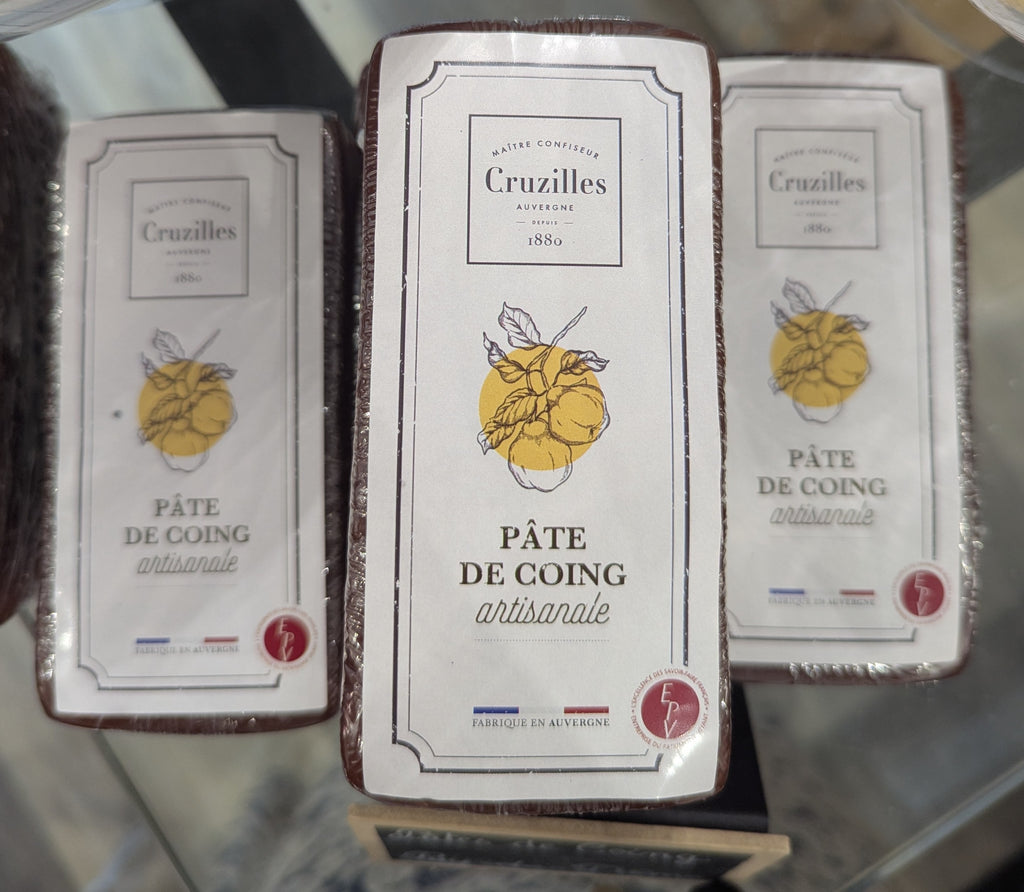 Pâtes de coing artisanale de la Maison Cruzilles - Le Bonbon au Palais