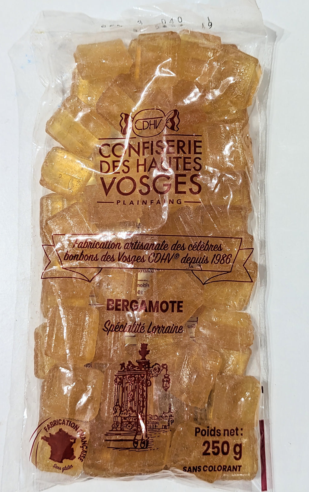 Bergamote de Nancy (250gr dans son emballage d'origine) - Le Bonbon au Palais